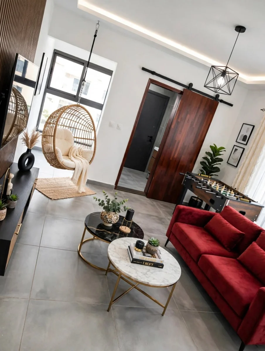 Appartement 2 chambres meublé à Riviera Palmeraie