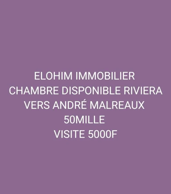 Chambre à louer à Cocody Riviera 2