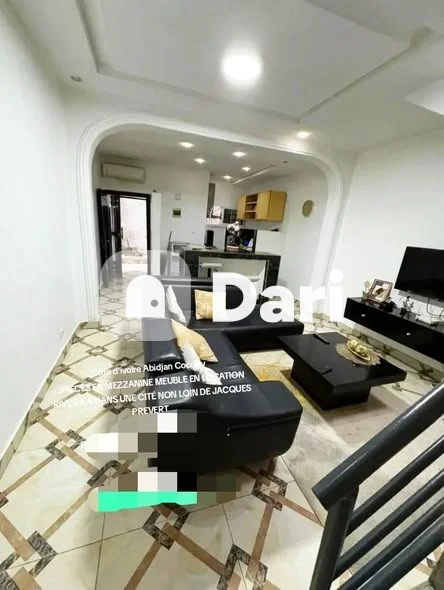 Appartement 2 pièces en mezzanine à Riviera 3 Cité Terre Afrik